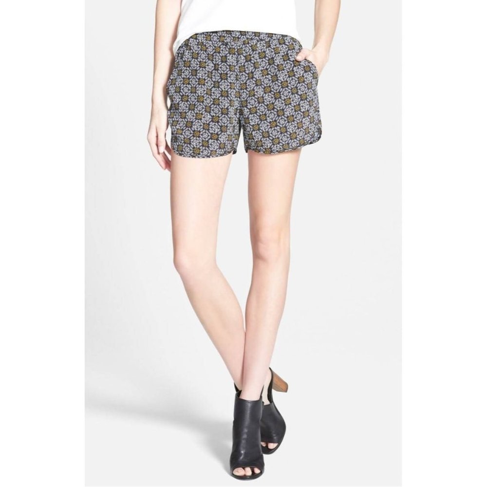 NWT  OAT + FAWN BY NORDSTROM MULTICOLOR LIGHTWEIGHT DRAPEY SHORTS SIZE: S NWT